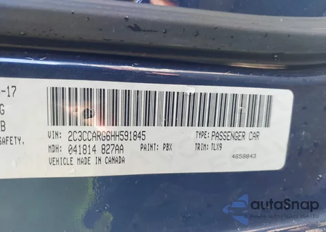 2017 Chrysler 300 Limited Awd из США, поврежденный, VIN 2C3CCARG6HH591845